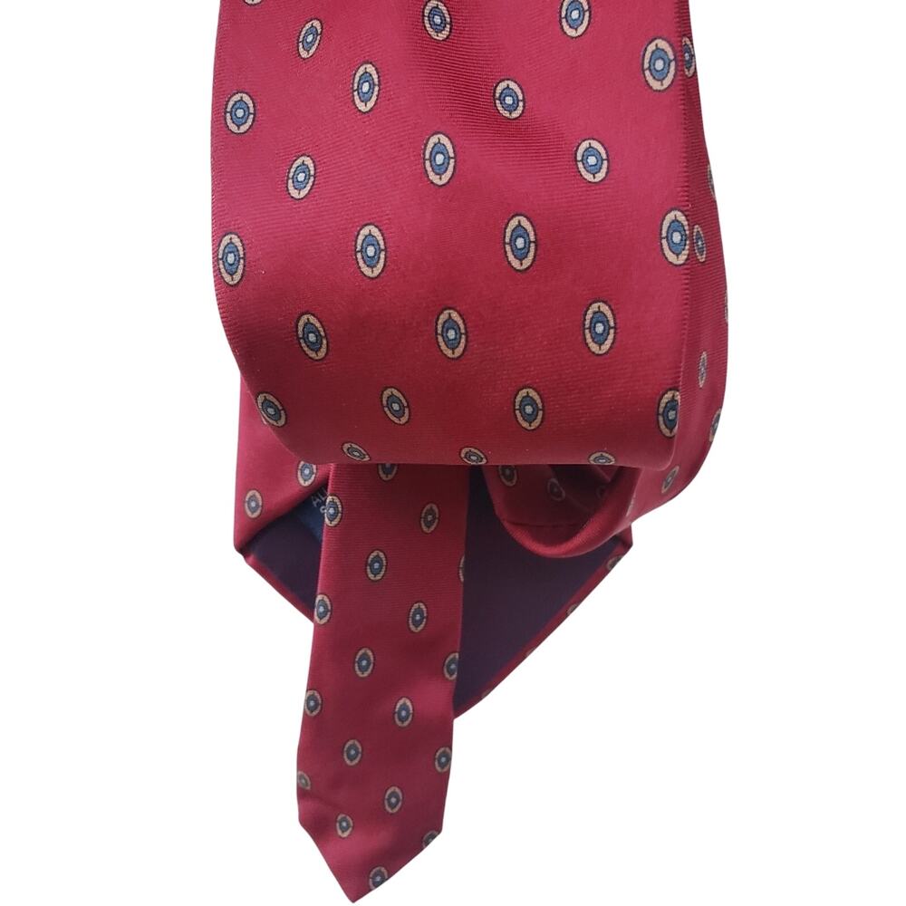 Vintage men Neil Red Martin silk tie